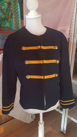 Veste bleue marine et dorée taille M marque Esprit
