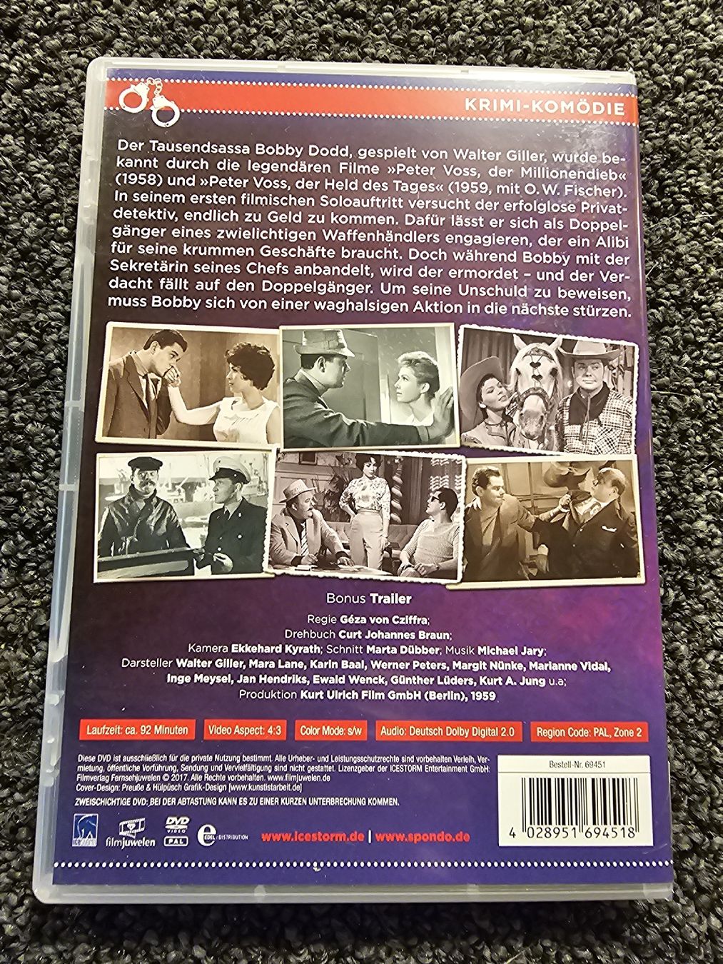 Tutti i DVDs: Bobby Dodd greift ein (21227) – Usato da Ruswil venduto da jan_bxl5 1