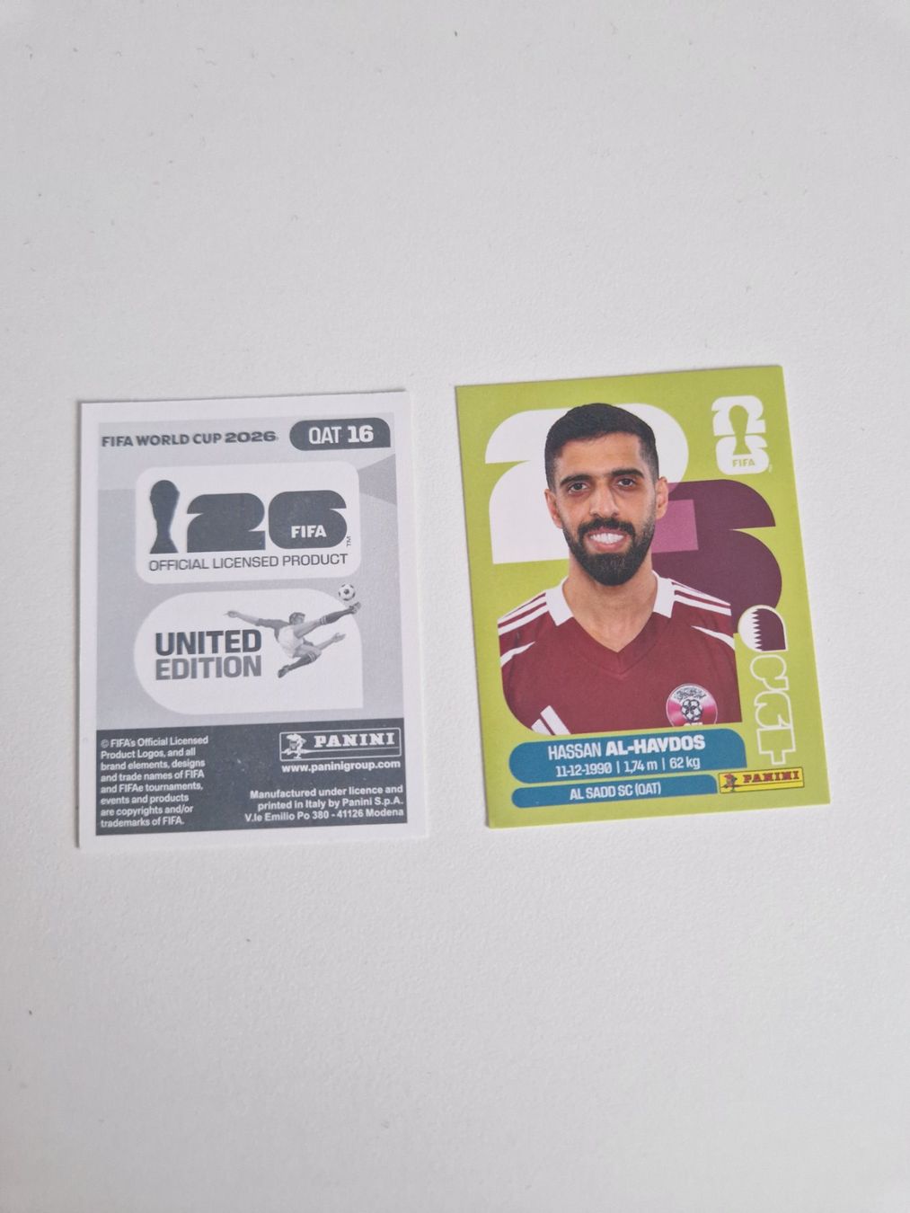 Panini Cartes à collectionner: Panini Sticker QAT16 – Neuf (Voir description) à Stüsslingen par white_angel86