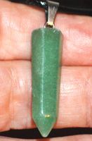 Halskette 1H – Aventurin Säule ca. 30x10mm
