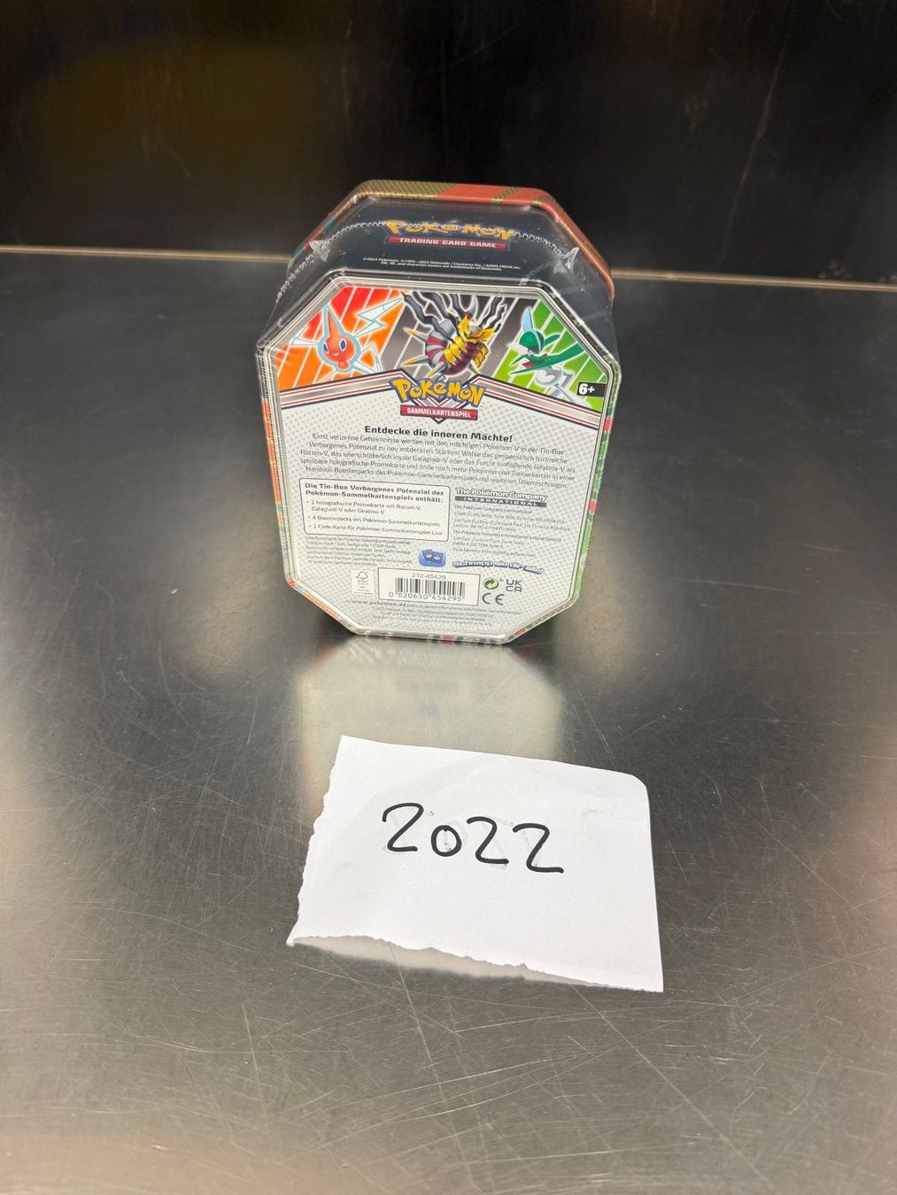 Pokémon Carte collezionabili: POKEMON-TIN BOX-ROTOM V-2022 – Nuovo e nell'imballaggio originale da Frick venduto da RC2367 1
