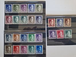 Deutsches Reich Briefmarken Lot Adolf Hitler POSTFRISCH