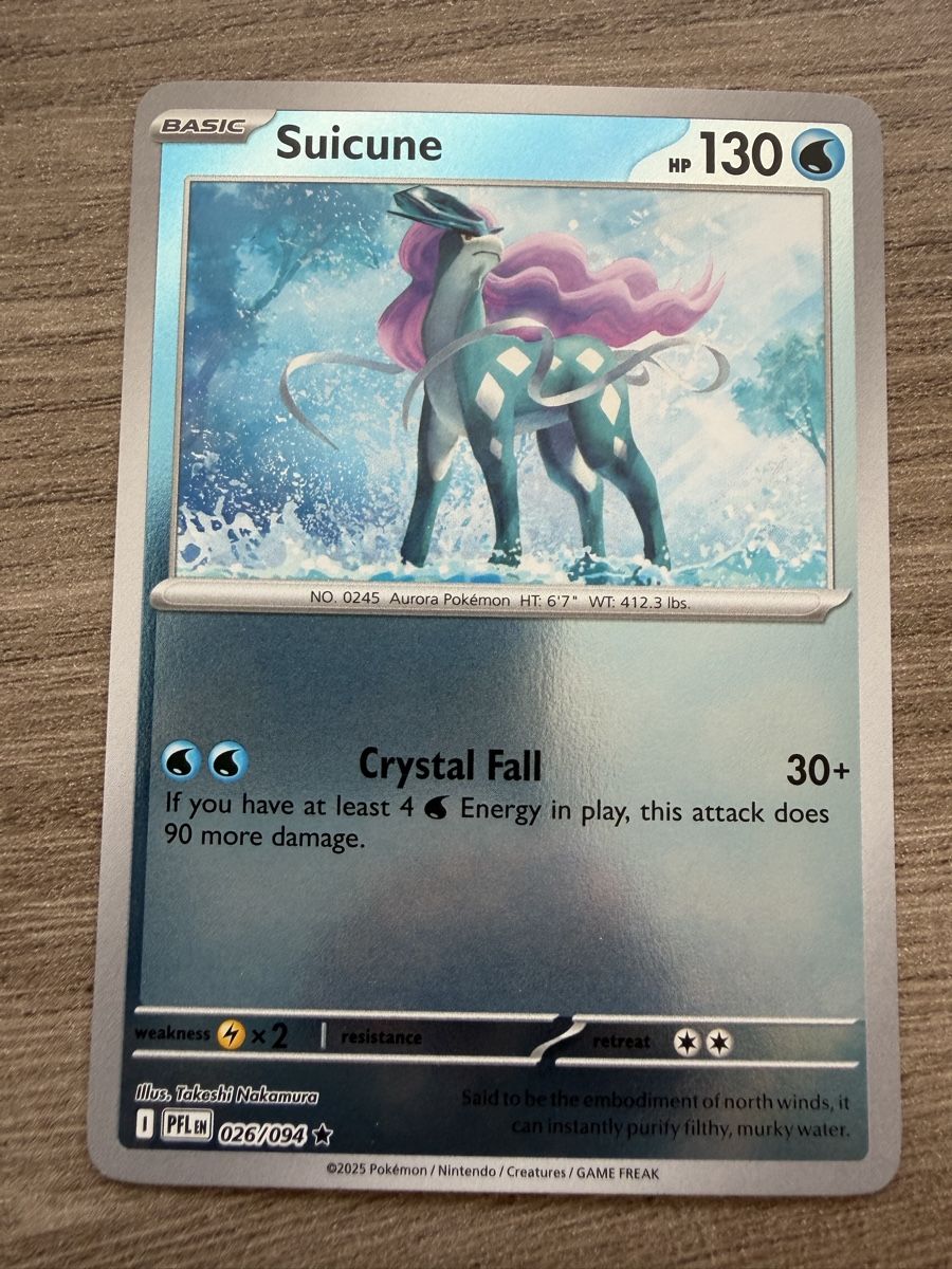 Pokémon Carte collezionabili: Suicune (PFL026) – Nuovo (secondo la descrizione) da Vevey venduto da Matx