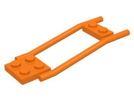 Lego 2xZugstränge für Pferde  (2397) orange