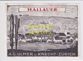 Etikette - Hallauer /bd