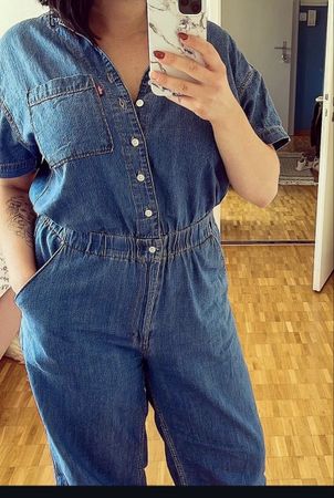 Levi's Jumpsuit Denim kurzarm