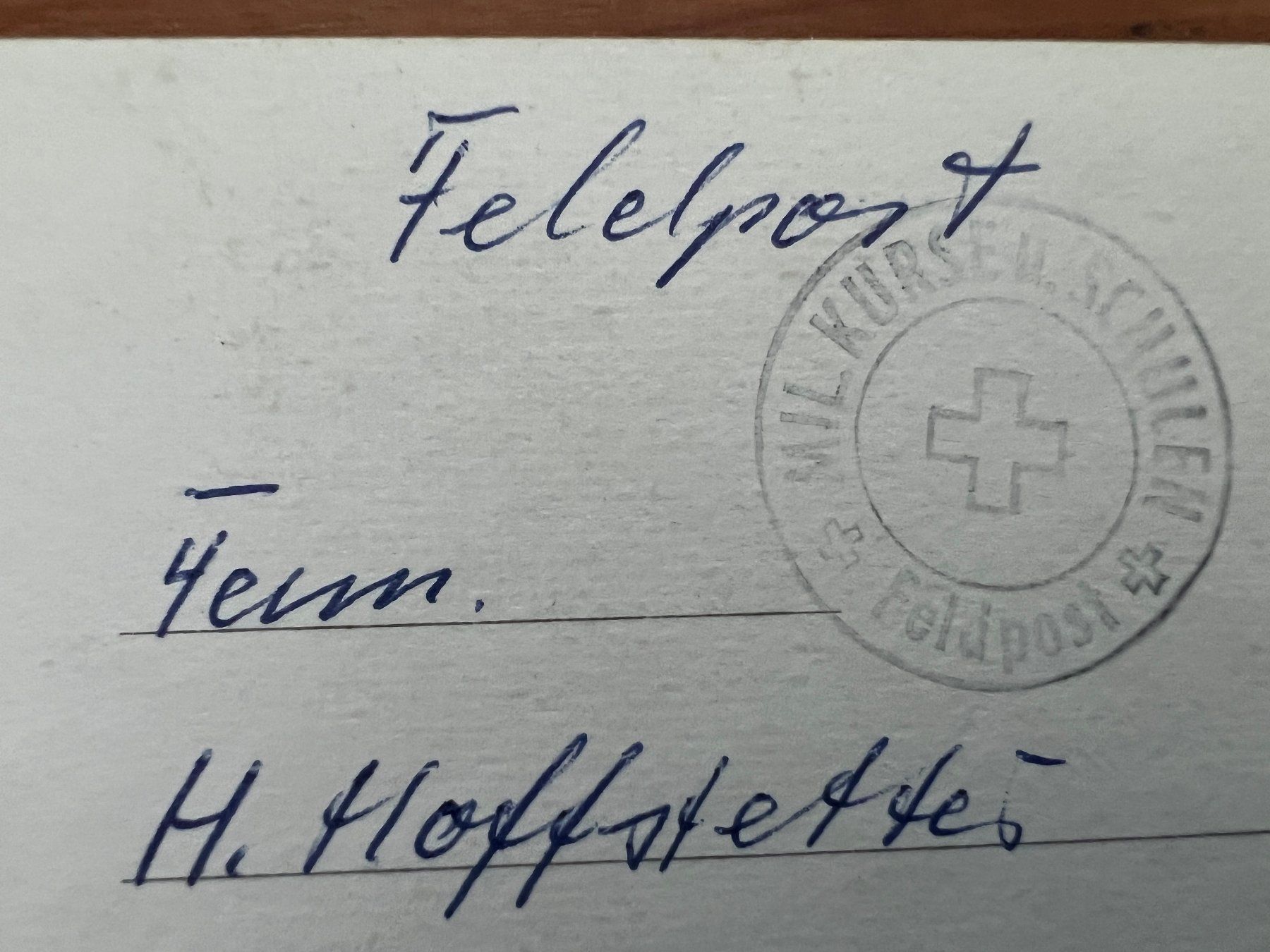 Cartoline postali: AK  ca. 1970  Feldpost Kandersteg (G1513) – Usato da Hinwil venduto da Sidi4 1