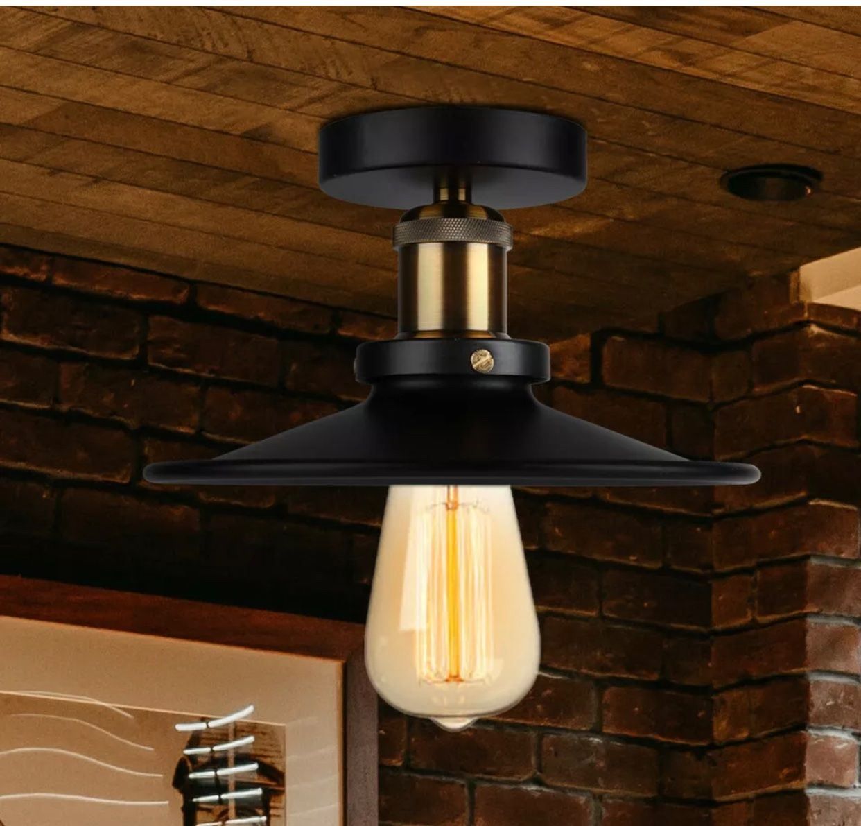 Lampadari & plafoniere: E27 Deckenlampe Hängeleuchte Schwarz Met – Nuovo e nell'imballaggio originale da Amriswil venduto da JaJa-Express 3