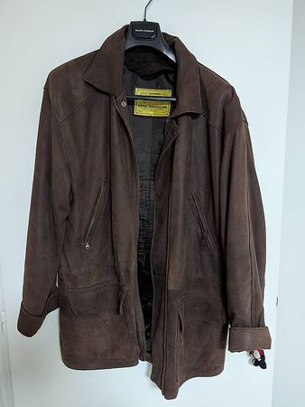 Ledermantel Grösse XL