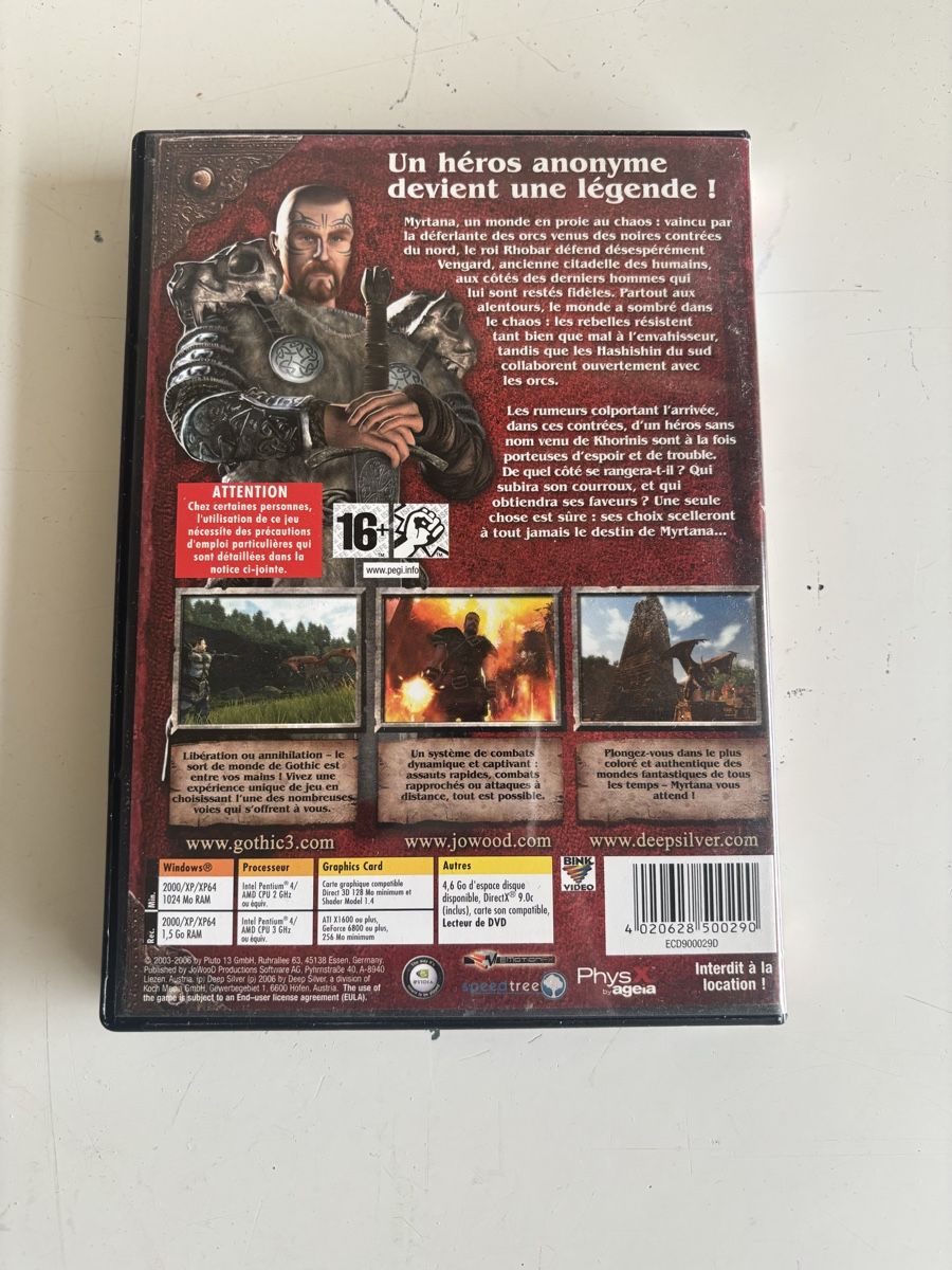 Giochi: Gothic 3 - jeu PC – Usato da Lausanne venduto da ali_eddine 1