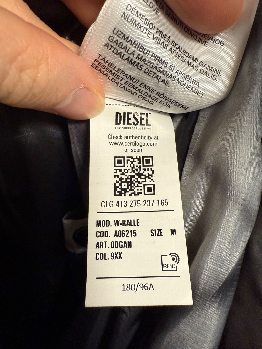 Diesel Giacche: Diesel Tie Dye Oversized Puffer / Y/Project – Nuovo (secondo la descrizione) da Kaltbrunn venduto da LuxShop 4