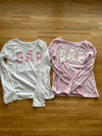 2 Shirts langarm / Longsleeves, GAP, Grösse XL