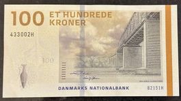 Dänemark 100 Kronen Schein, Top Zustand, Selten!