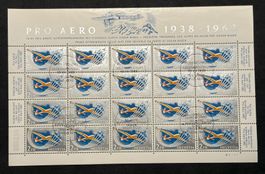 20ER BLOCK FLUGMARKEN PRO AERO 1938-1963