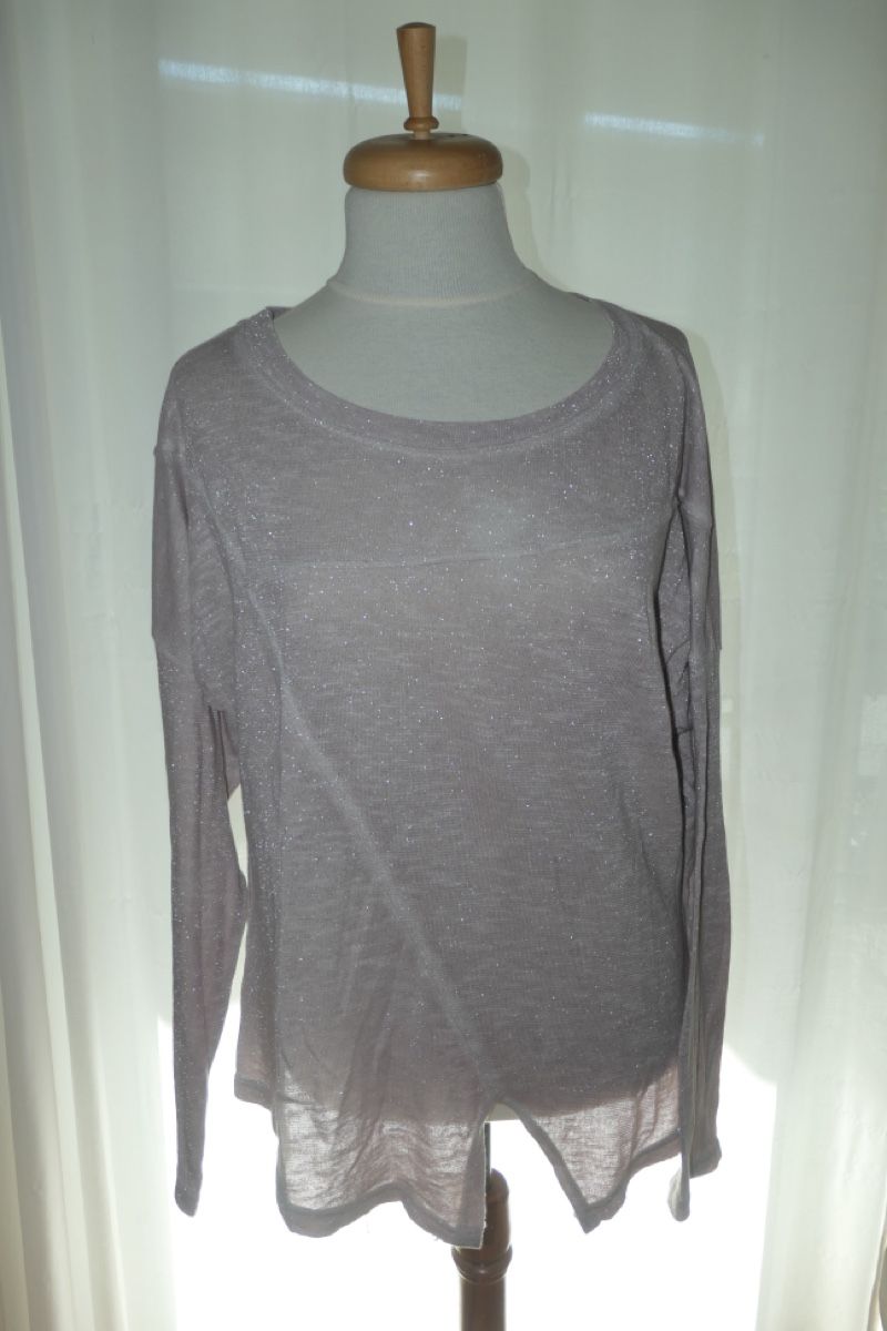 Pullover & Sweatshirts: Damen Pullover leicht Glitzer Grau Grösse M – Gebraucht aus Kriens von phi_l95v