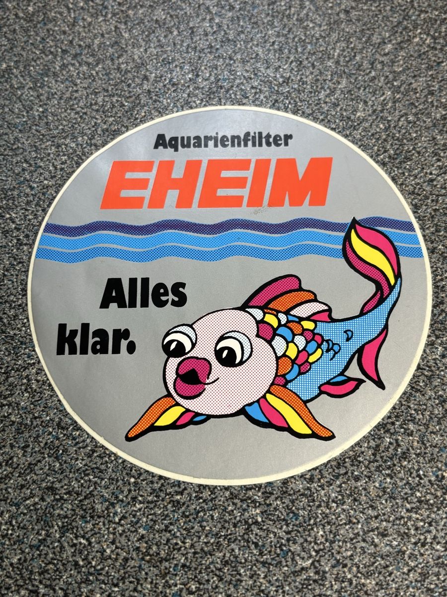 Sticker: Alter EHEIM-Aquariumaufkleber, Vintage – Nuovo (secondo la descrizione) da Uster venduto da leone28