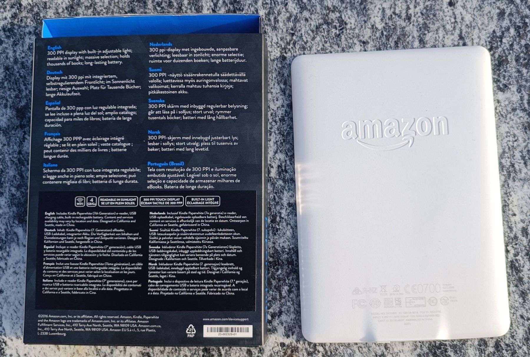 Amazon Tablet PC: Kindle Paperwhite 7 weiss – Usato da Zufikon venduto da pet_qvv5 1