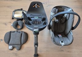 Cybex Babyschale grau gebrauchter Zustand inkl. Zubebör