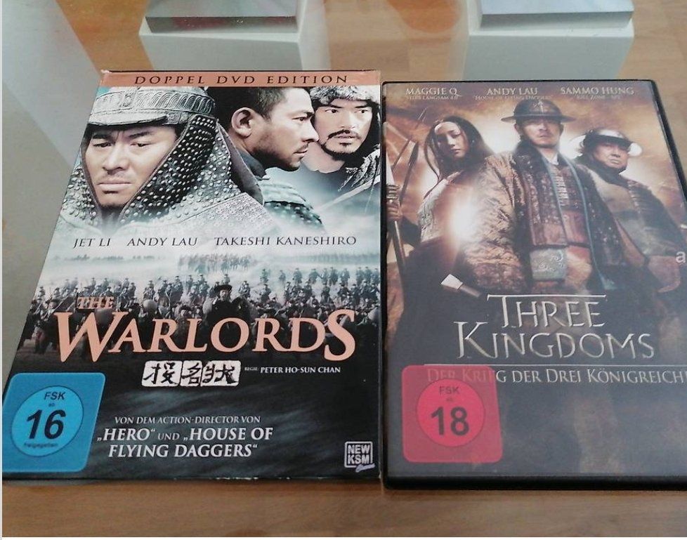 Tutti i DVDs: Three Kingdoms/The Warlord – Usato da Einsiedeln venduto da lan_2vrp