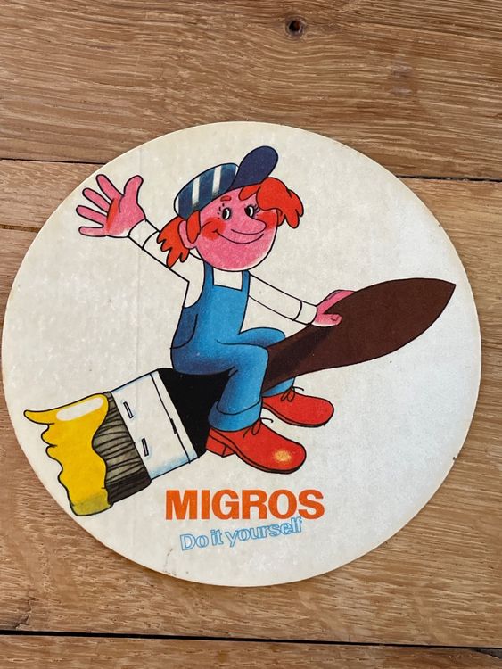Vintage Migros do it yourself Abziehbild, Sticker Kaufen auf Ricardo