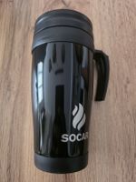 Thermosbecher SOCAR schwarz mit Griff NEU & OVP