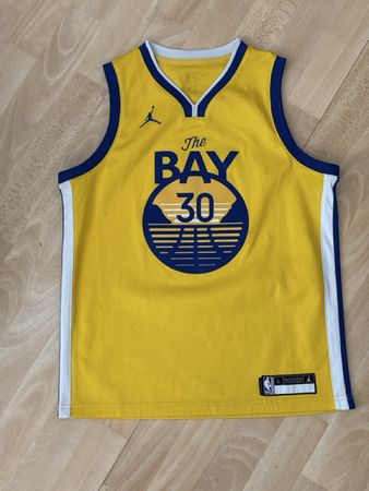 Maillot NBA Nike Curry Golden State taille L jaune