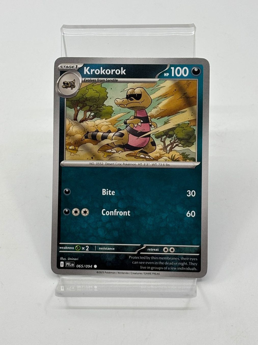 Pokémon Carte collezionabili: Pokemon Krokorok 065/094 – Usato da Herisau venduto da Pokemon2026