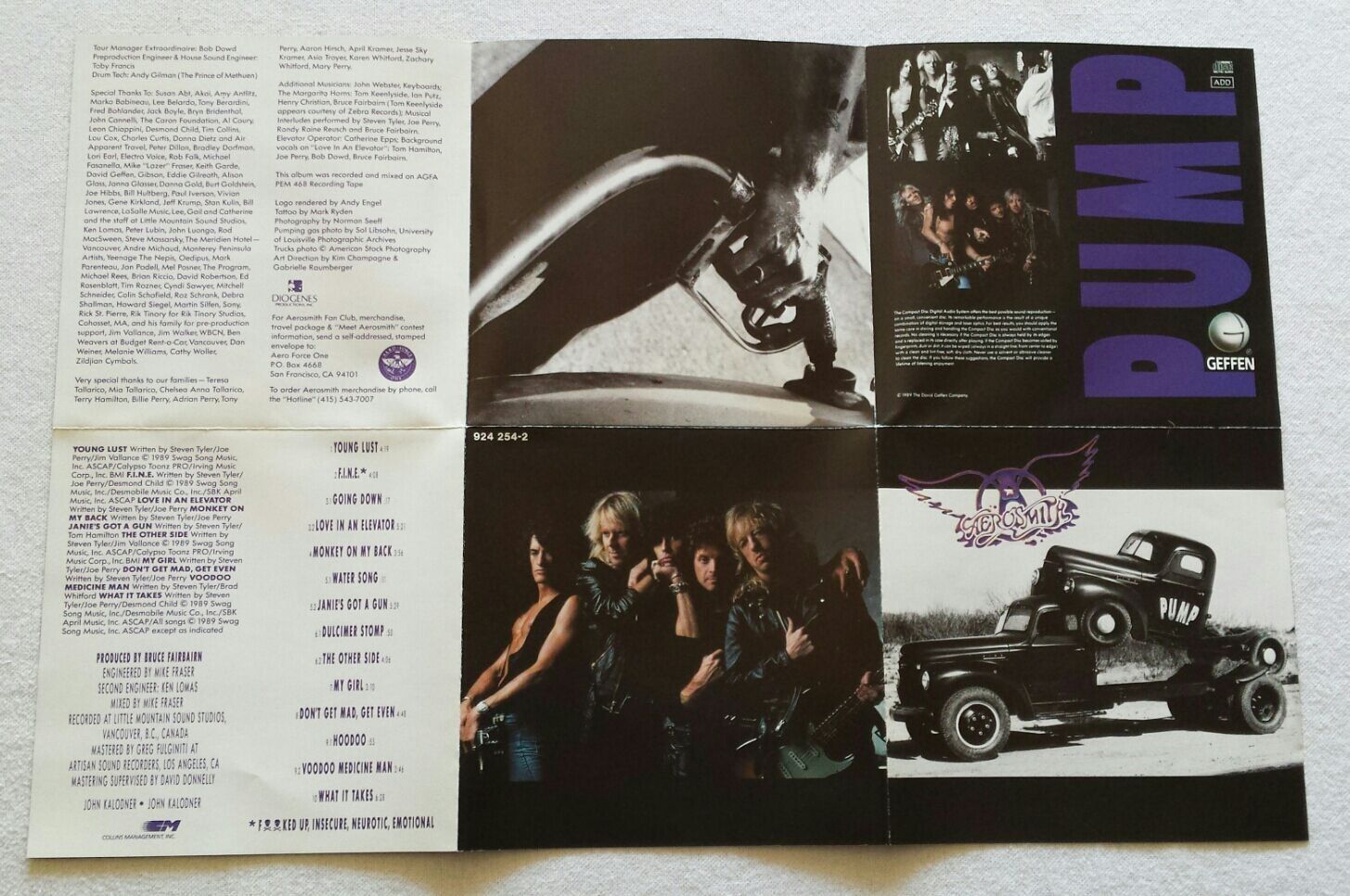 CDs: Aerosmith – Pump - CD - 1989 - Geffen Records – D'occasion à Uster par Zardodel 6