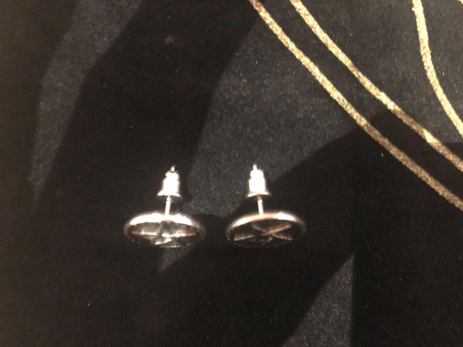 Boucles d'oreille: Ohrstecker  mit Pentagramm – Neuf (Voir description) à Gams par Mariawicca 3