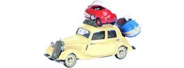 Mercedes Benz 170 V mit 2x Brütsch Mopetta 1:43 Schuco