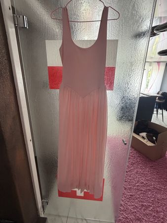 Zara Sommerkleid Rosa Maxikleid Grösse M Neu mit Etikett 💖