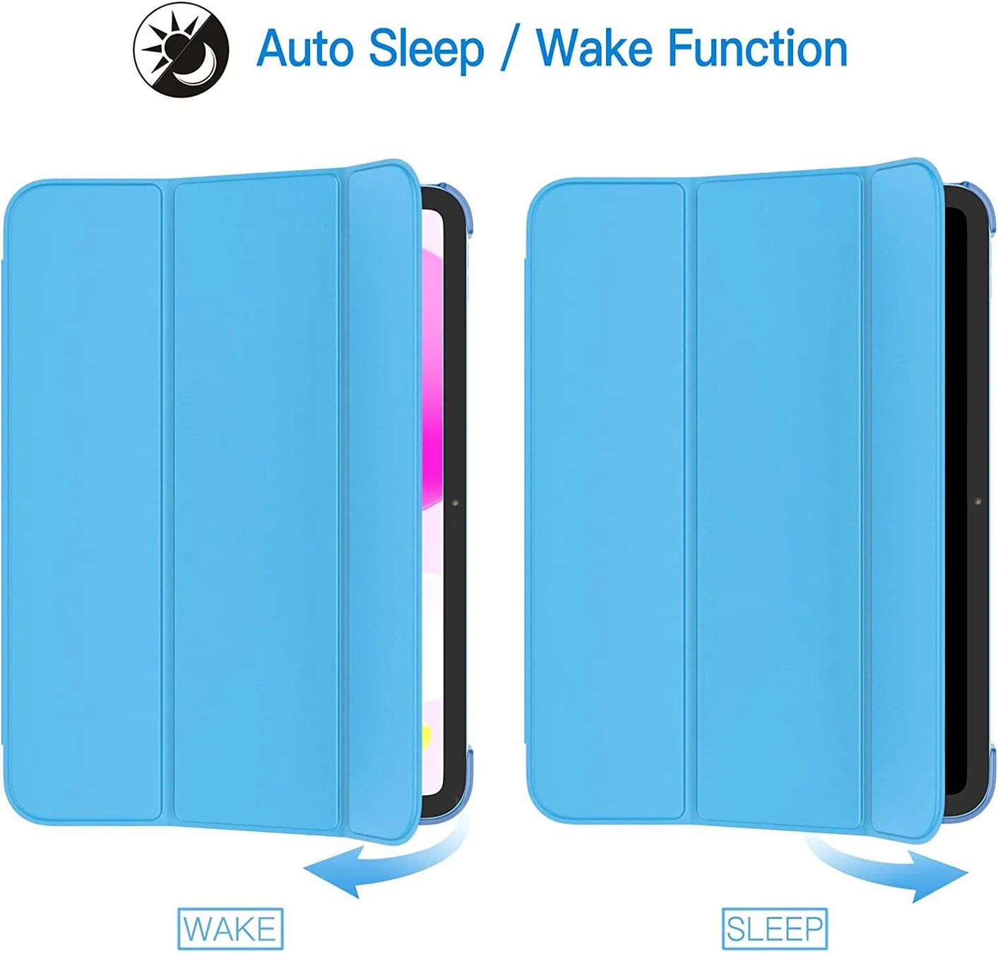 Covers & Borse: iPad mini 6 Hülle Etui Case Smart Folio Cover Coque Tasche – Nuovo e nell'imballaggio originale da Volketswil venduto da coverandmore 4