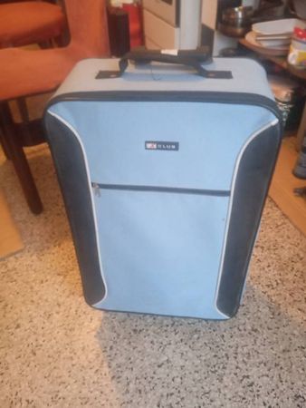Reisekoffer Club blau mit Rollen und Griff gebraucht