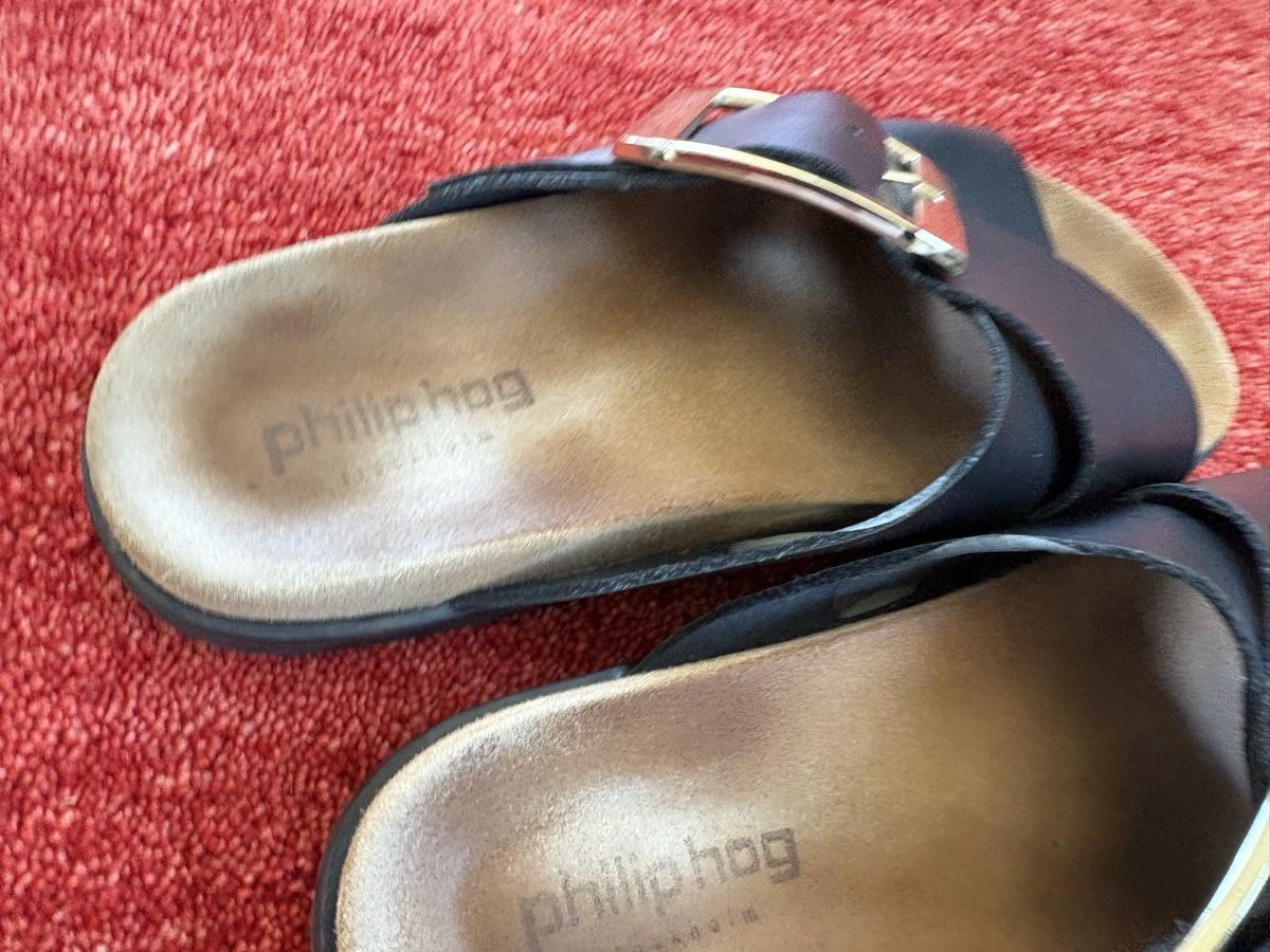 Scarpe da donna: Philip Hog Sandalen, Grösse 38, Leder  – Usato da Dietikon venduto da Mopsyl 2