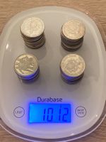 1 kg Silbermünzen 900/1000