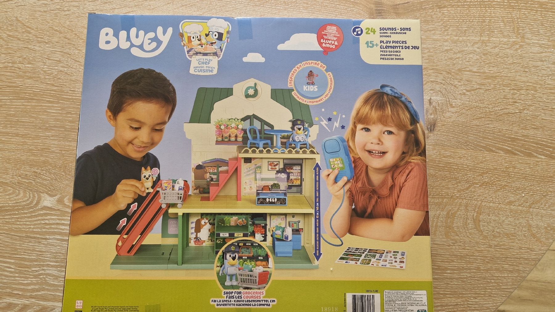 Giocattoli: Bluey Supermarkt Spielset, NEU – Nuovo e nell'imballaggio originale da Bettlach venduto da Vasi31 1