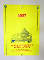 MARTIN KIPPENBERGER & MARKUS OEHLEN. "ANGST" 1989. Ultrarar