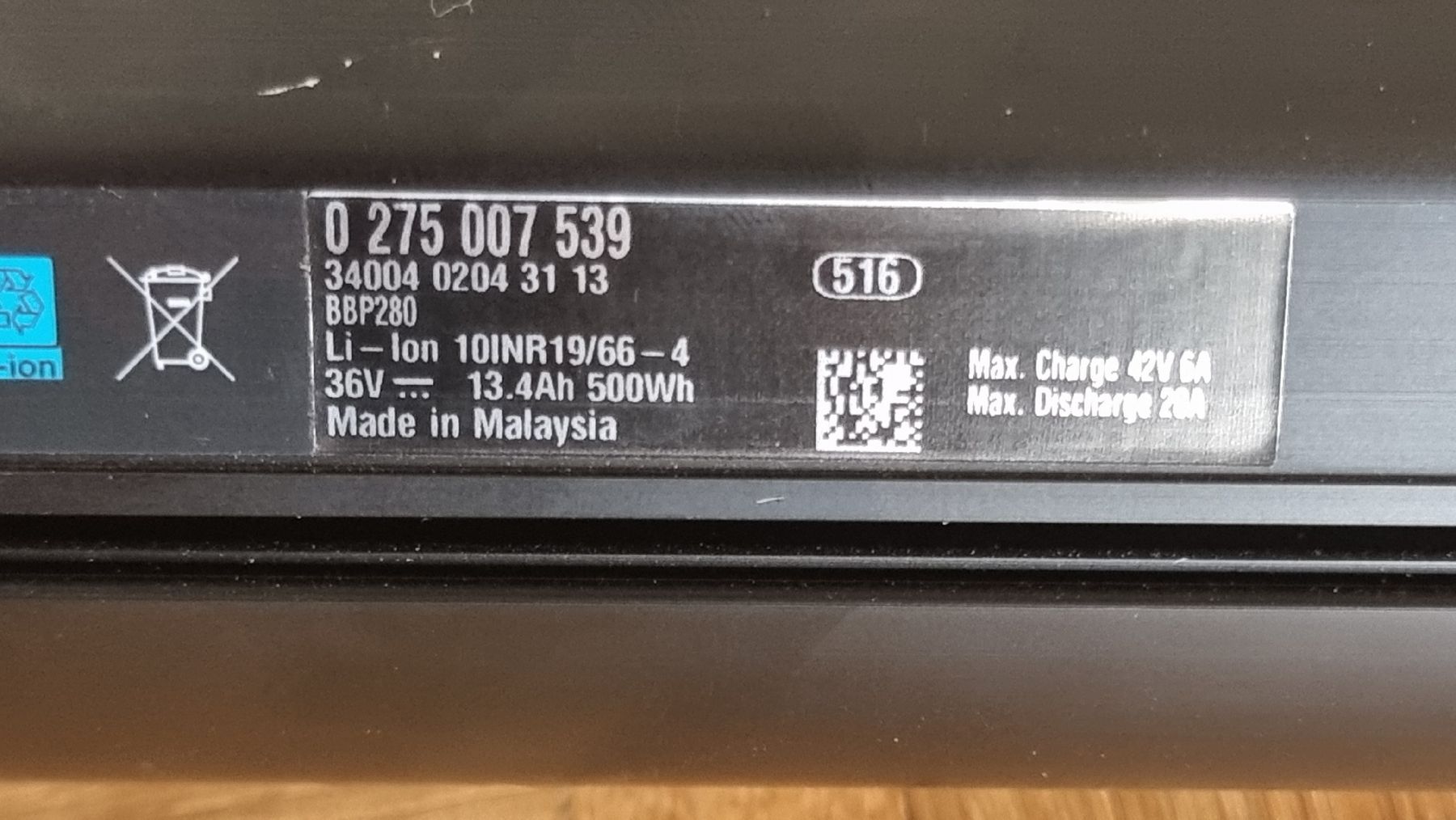 Batterie: Bosch powerpack 500 – Usato da Dietikon venduto da Mossg 2