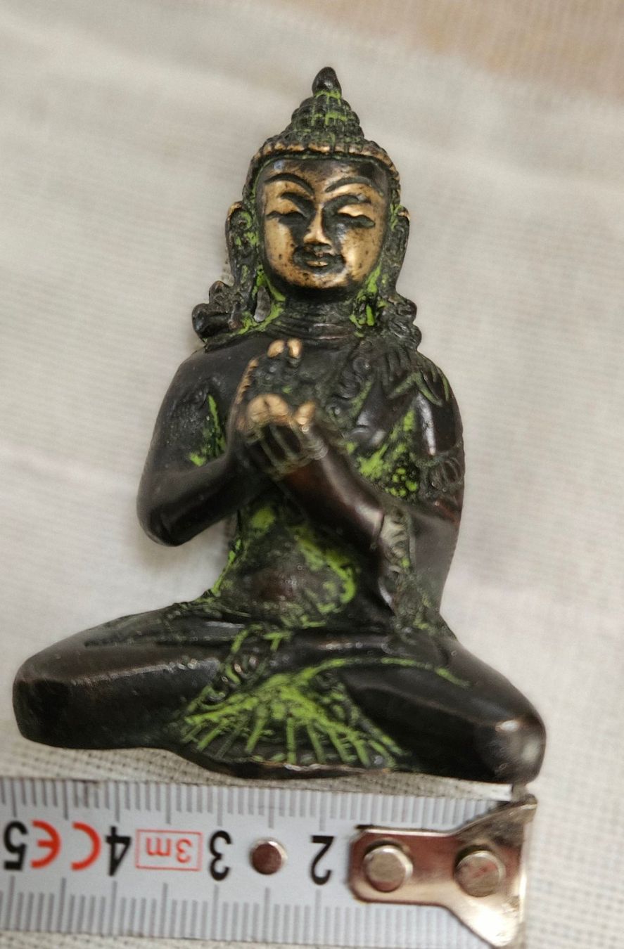 Skulpturen & Statuen: Bouddha mudrachakra en bronze ancien – Gebraucht aus Vernier von 19pigments 3