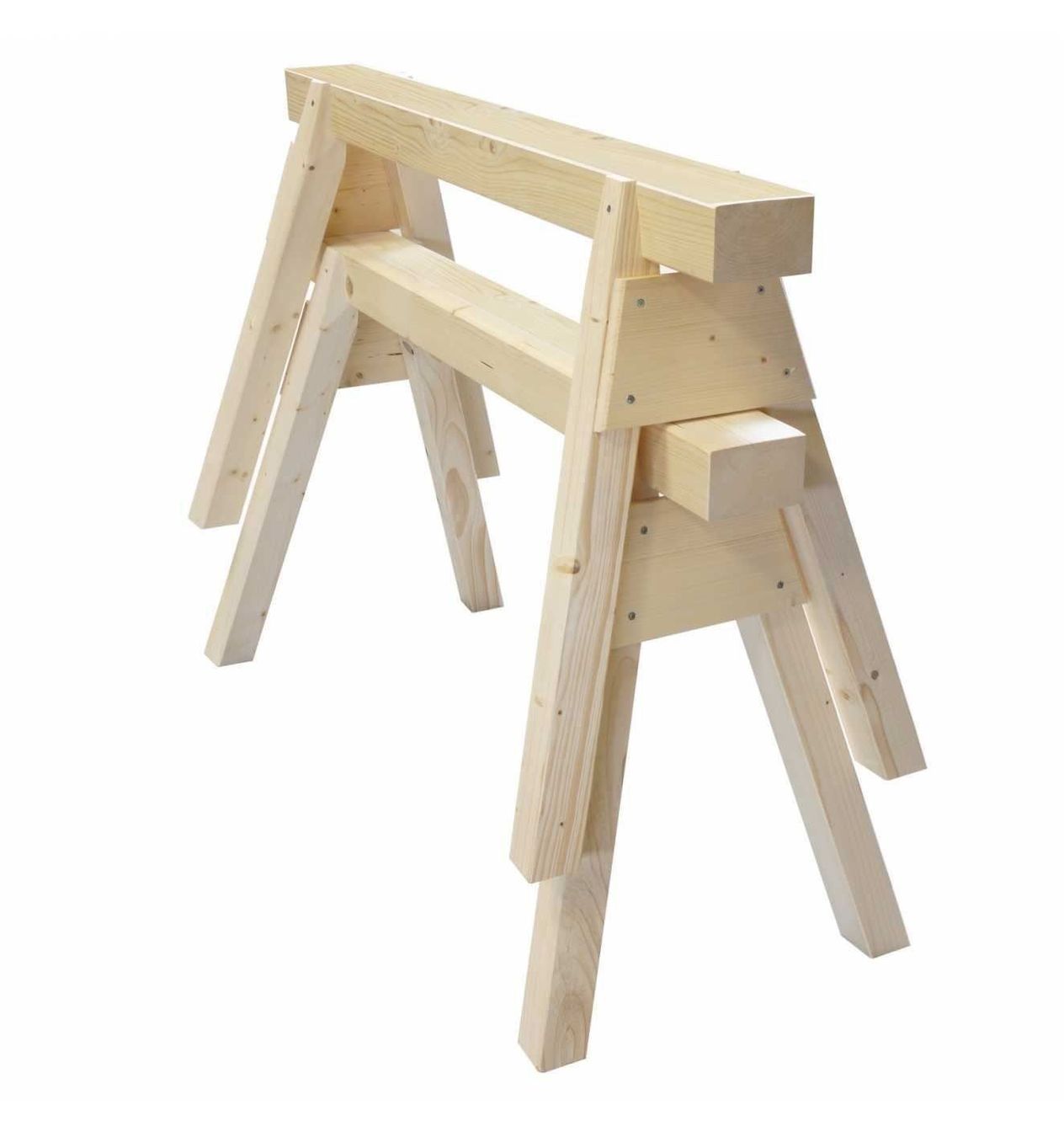 Bauwerkzeuge: Holzböcke 2er Set, 120 cm – Neu und originalverpackt aus Bottighofen von zaap 1