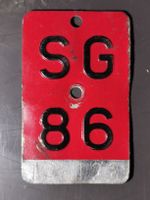 Velonummer SG 86