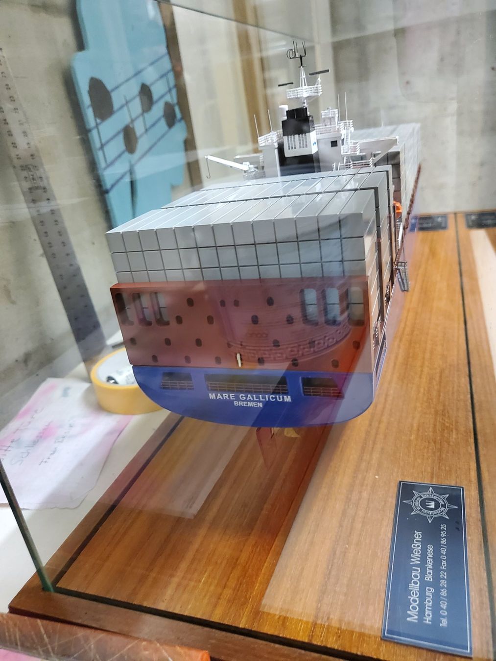 Kit di modellismo & Modellini statici: Modellschiff MS Mare Gallicum Container von Wiessner – Usato da Balsthal venduto da redcarpet 3