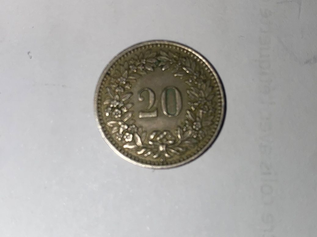Tutti le monete: Pièce rare: 20 centimes Suisse 1943 – Usato da Le Brassus venduto da cinema13 1