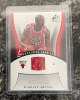 NBA Michael Jordan Authentic Fabrics Game Used Jersey Card