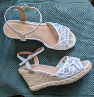 Sandales corde et dentelle 39-40