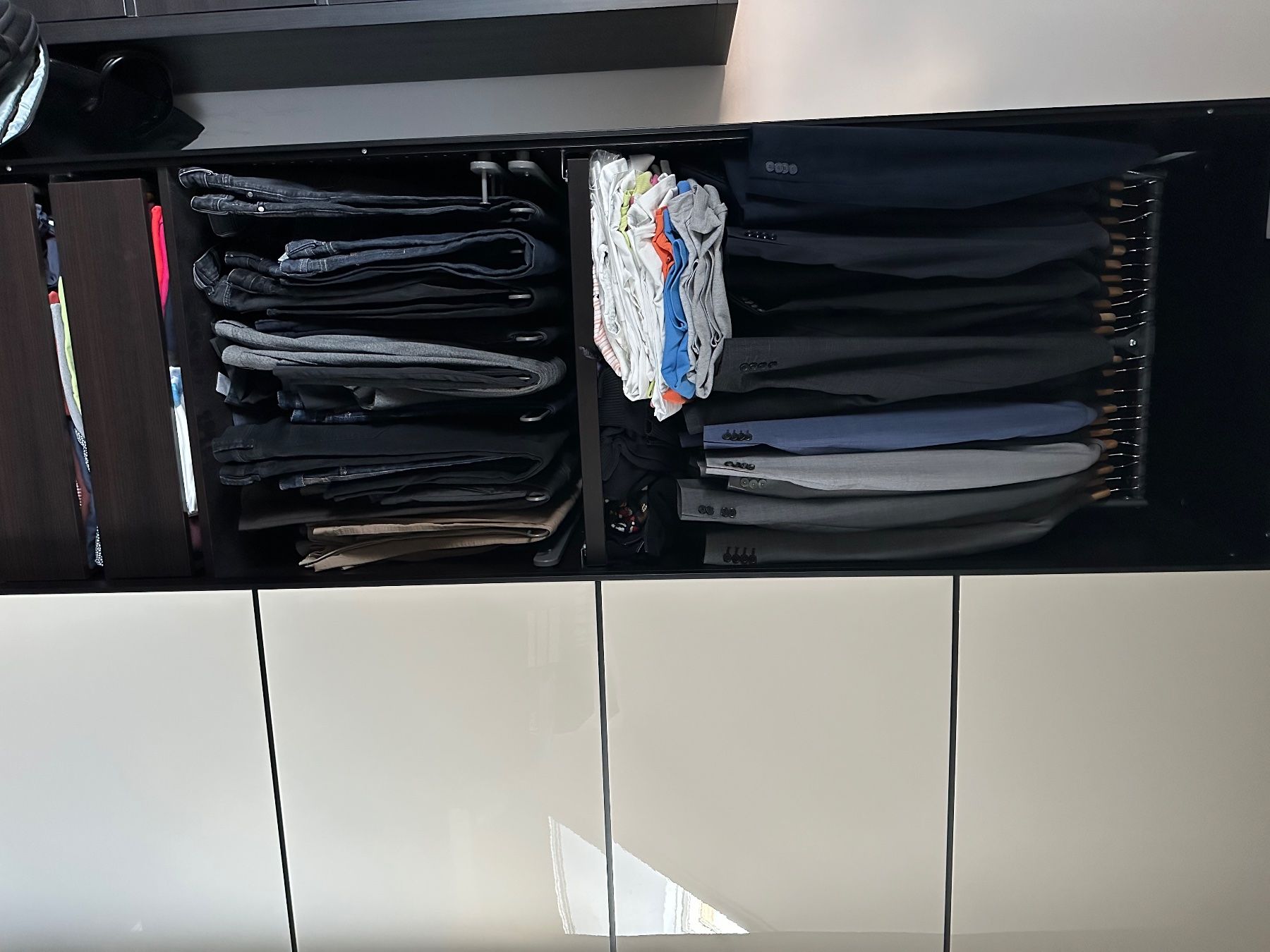 Ikea Schränke: Dark Brown & Cream Wardrobe – Gebraucht aus Obfelden von Luzerner01 1