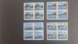 2011,Pro Patria 4er Block Serie mit ET-Stempel