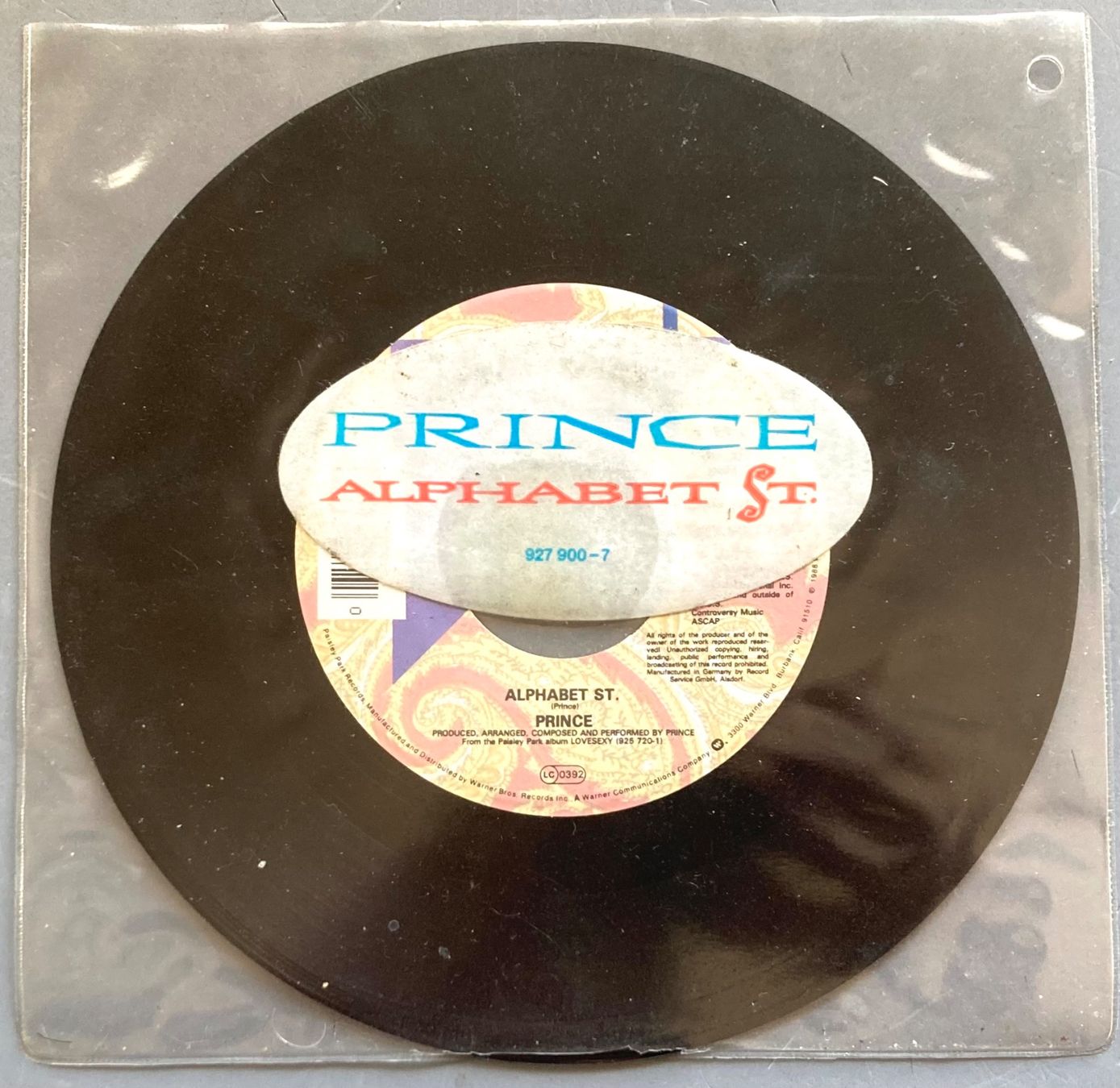 Vinyles: PRINCE - ALPHABET ST. – D'occasion à Poliez-Pittet par Newtown-Records