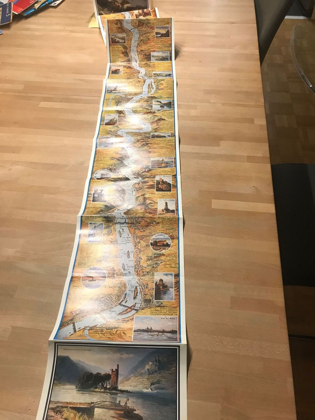 Cartine & Atlanti: Rheinlauf von Mainz bis Köln – Usato da Lohn-Ammannsegg venduto da elch_55 3