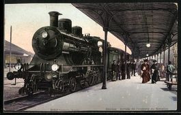 Genève, Arrivée de l'express du Simplo